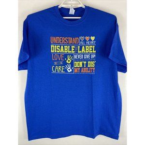 Disable the Label Love Care Understand Teacher